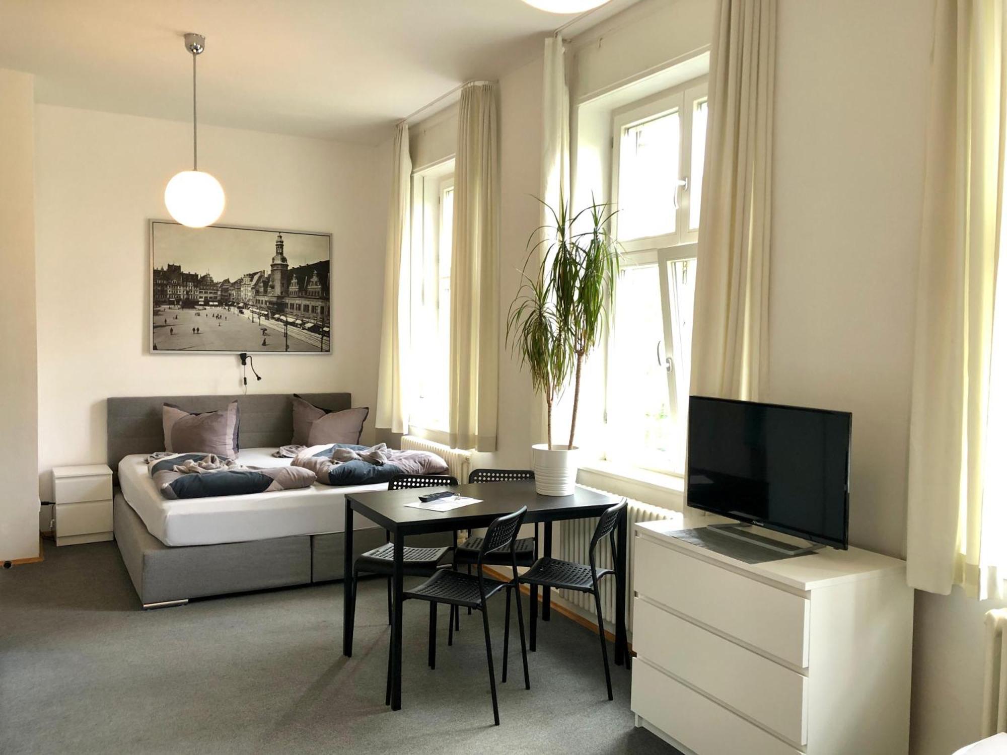 Ferienwohnungen Und Apartmenthaus Halle Saale - Villa Mathilda חדר תמונה